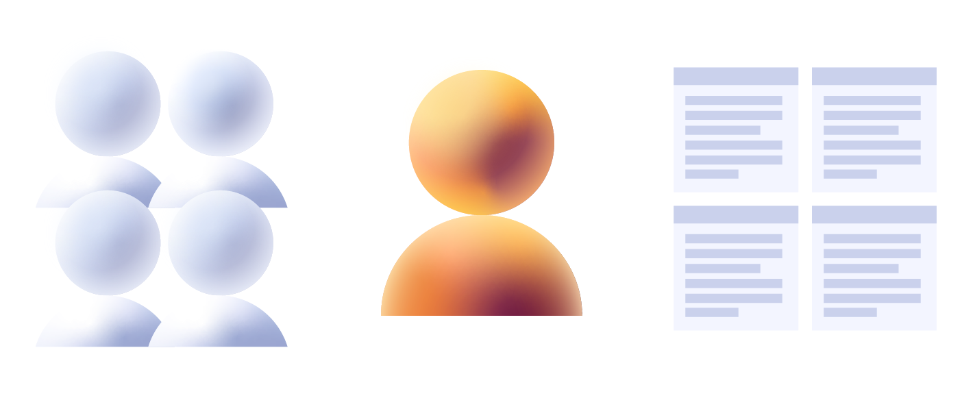 A group and a highlighted person